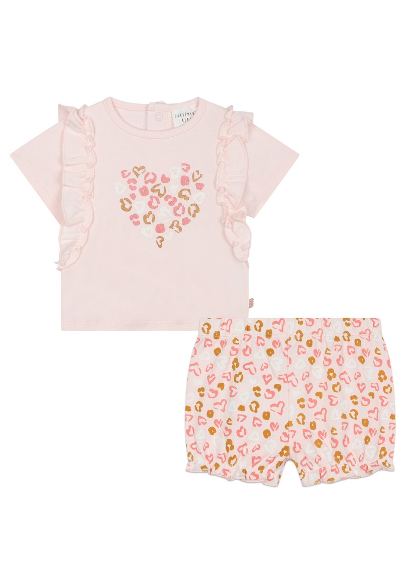 Carrement Beau T-shirt print donkerroze