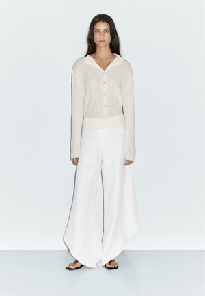 TEXTURED  - Gilet - beige