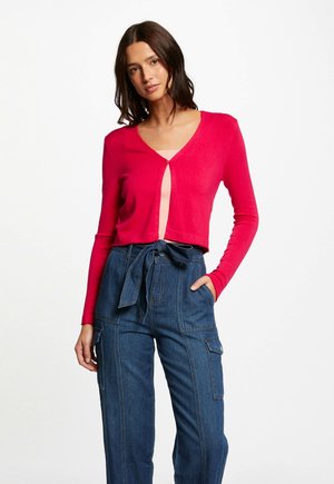 V-NECK - Cardigan - rose moyen