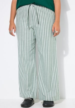 WIDE STRIPES - Pantaloni del pigiama - medium green