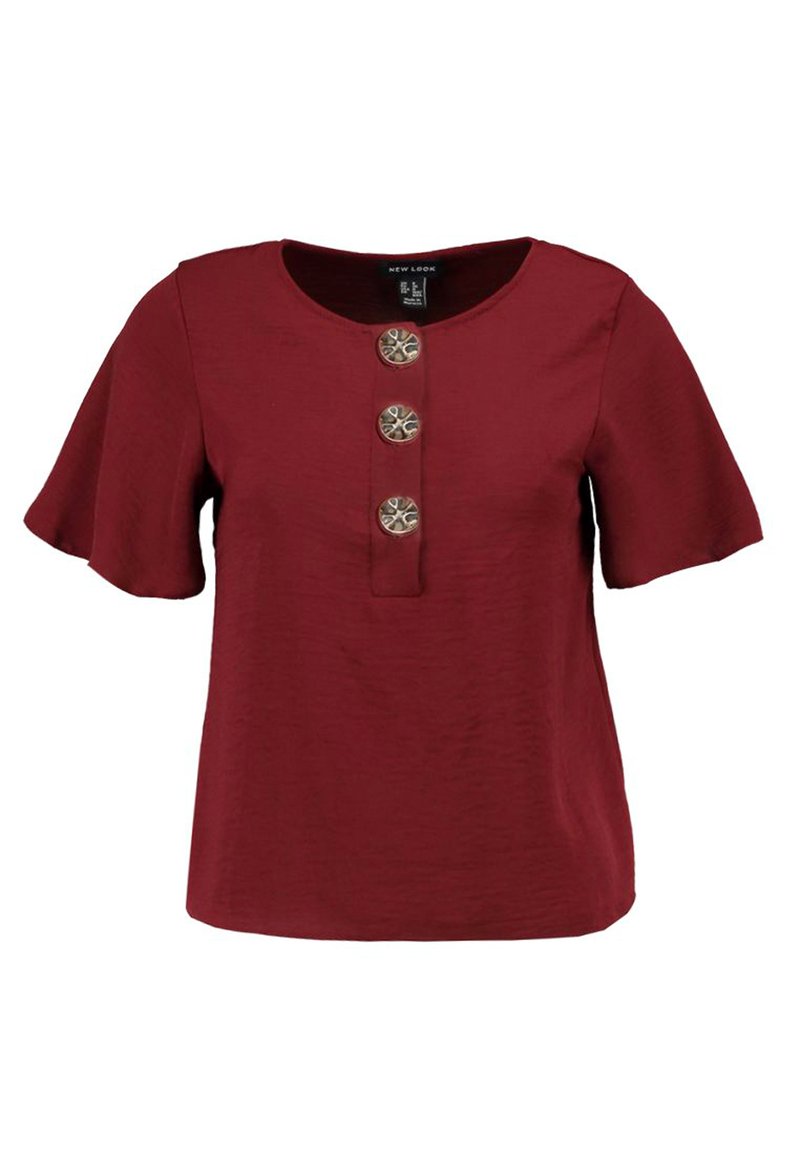 New Look T-shirt print bordeauxrood