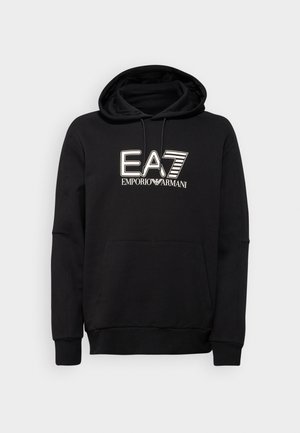 EA7 Emporio Armani FELPA - Felpa con cappuccio - black
