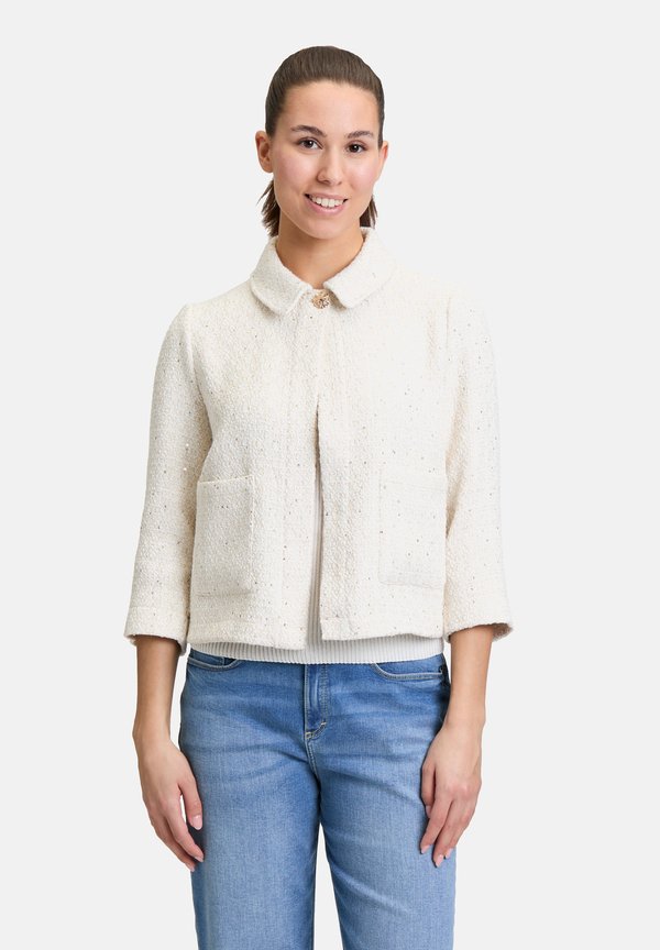 MIT TASCHEN - Leichte Jacke - cream nature