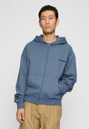 9N1M SENSE ESSENTIAL - Zip-up sweatshirt - vintageblue