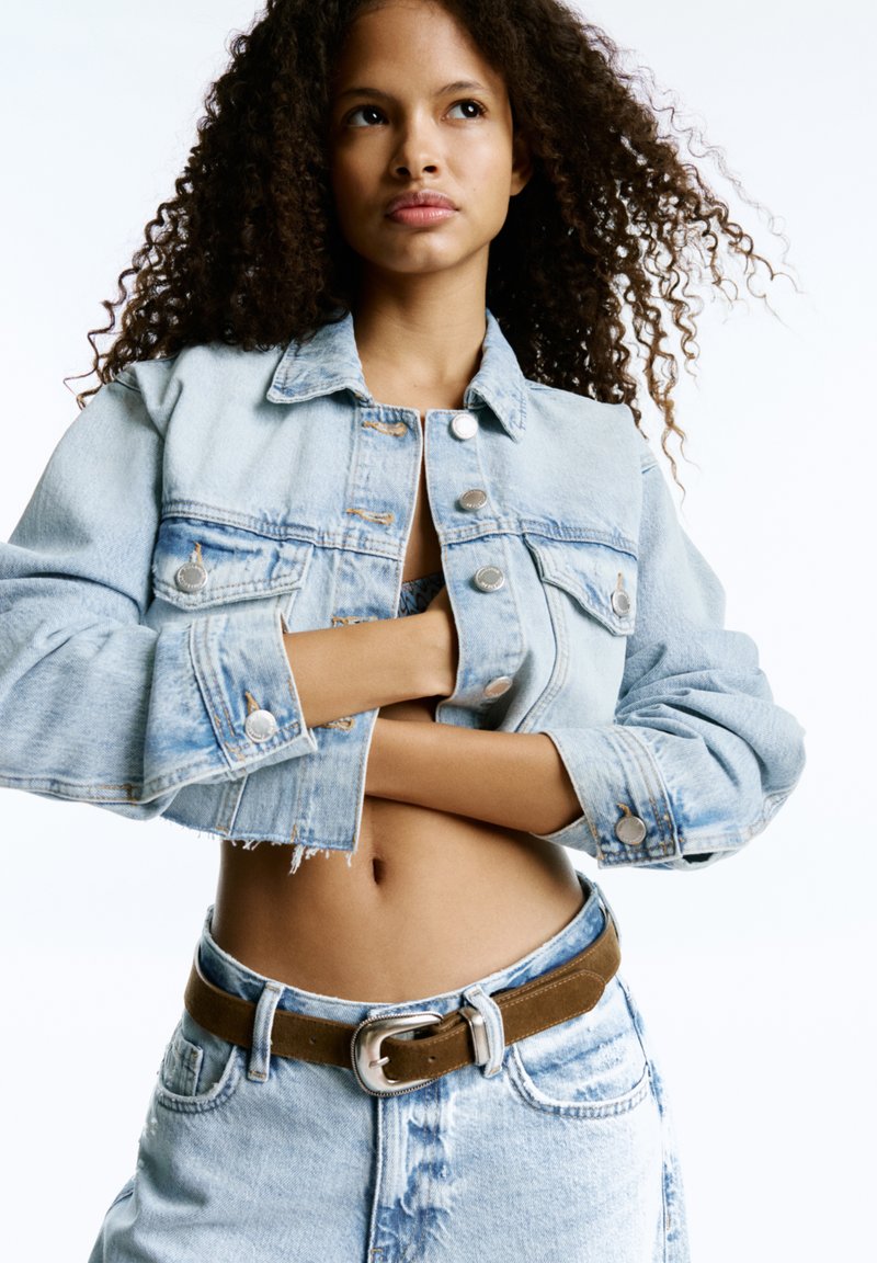 PULL&BEAR - Denim jacket - light-blue denim, Enlarge