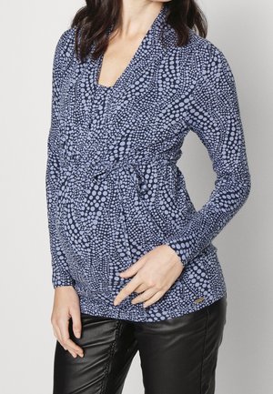 Langærmet T-shirt - dark blue