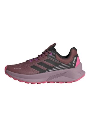SOULSTRIDE FLOW  - Scarpe da trail running - burgundy   core black   pink fusion