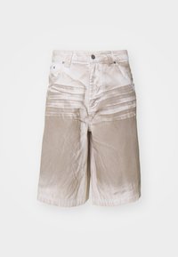 SAND OIL WASH JORTS UNISEX - Jeans Shorts - sand