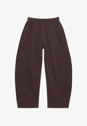 PULL&BEAR, BARREL FIT - TRACKSUIT TROUSERS - Pantalon de survêtement - brown