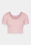LIFE WAY CROP SEAM  - Sportska majica - lilas