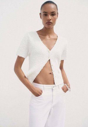 Mango SHORT-SLEEVED - Gilet - white