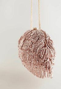 Next FRINGE BEADED - Pisemska torbica - pink
