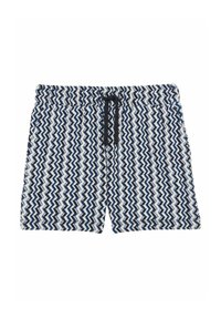 Reiss REISS TETI ZIG-ZAG KNIT DRAWSTRING SHORTS - Shorts - blue