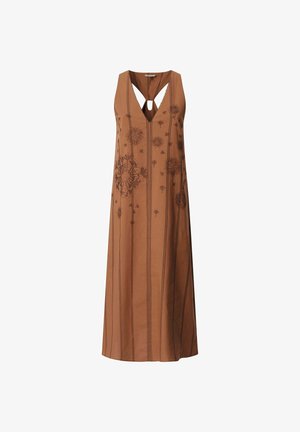 Pepe Jeans, PEPE JEANS MIDI DRESS W11 FERNAH DRESS - Maxi-jurk - earth brown