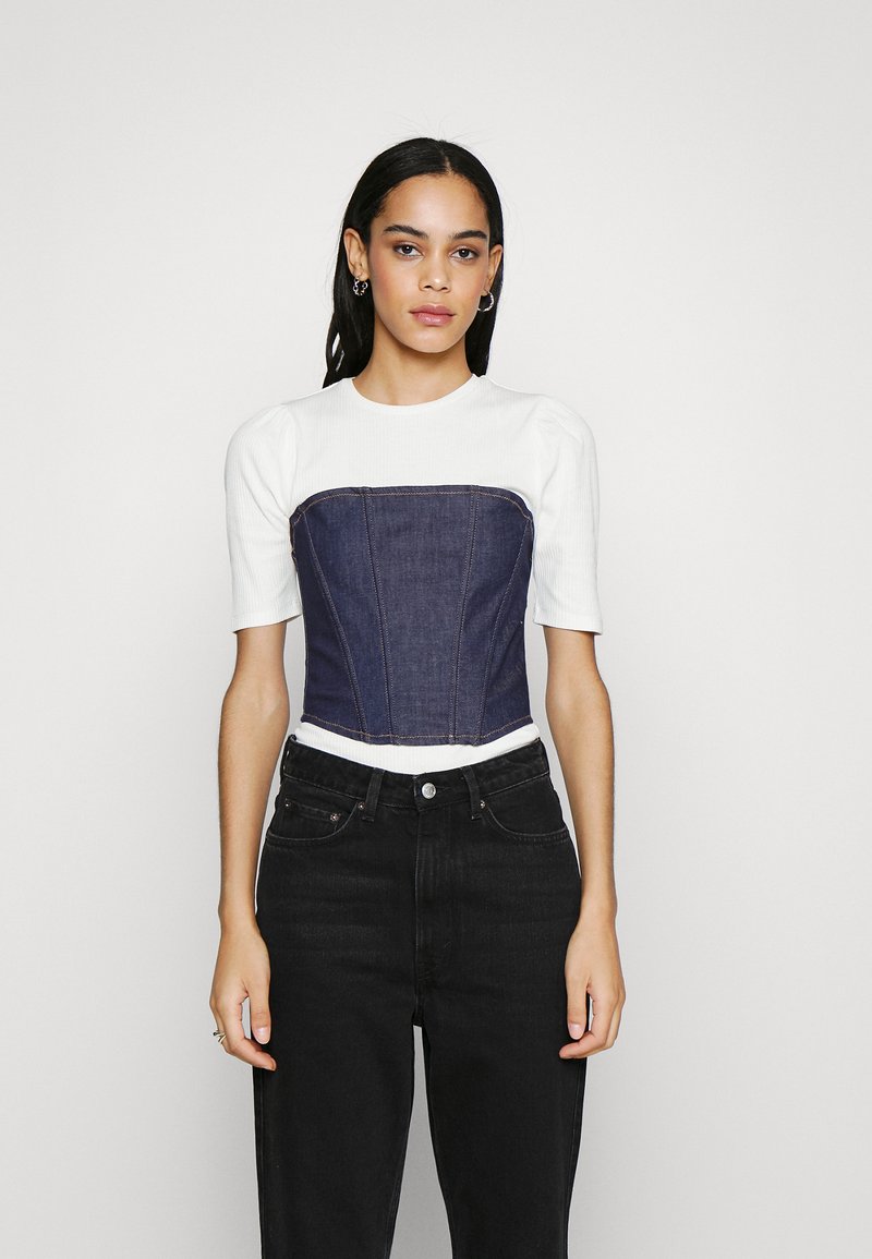 BDG Urban Outfitters CORSET Top dark denim/blau Zalando.ch