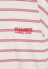 PULL&BEAR STRIPED SLOGAN  - Majica z dolgimi rokavi - yellow