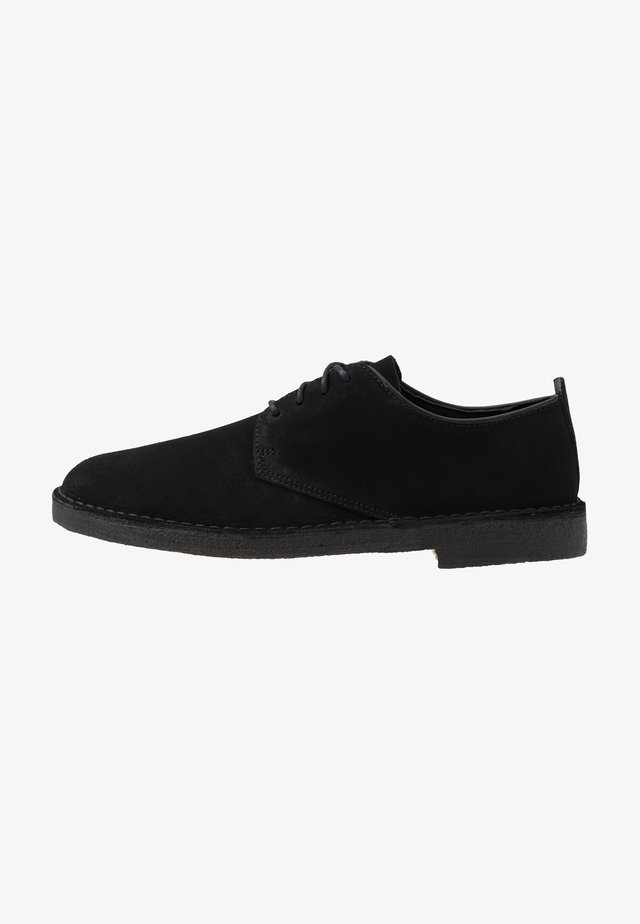 DESERT LONDON - Sporty snøresko - black