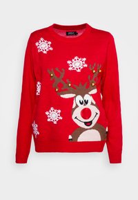 XMAS BELL LS EX  - Pullover - red