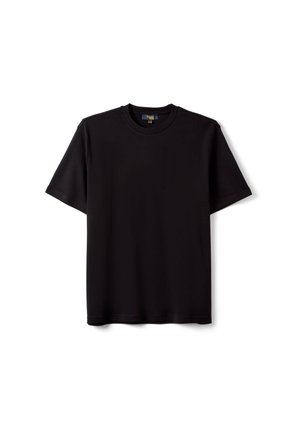 OVS, REGULAR FIT SHORT SLEEVE T SHIRT - T-Shirt basic - black
