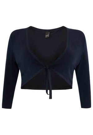MET LANGE MOUWENV - Strickjacke - blue