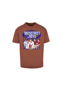 Merchcode BACKSTREET BOYS LARGER THAN LIFE RECOLOR HEAVY OVERSIZE  - T-shirt imprimé - bark