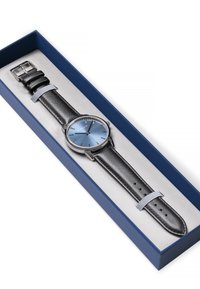 Carlheim Uhr - silver coloured/blue