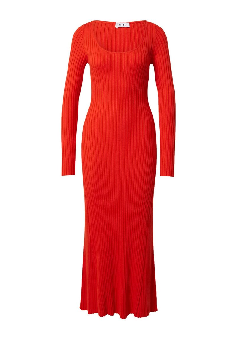 EDITED Gebreide jurk oranje EDITED Gebreide jurk oranje