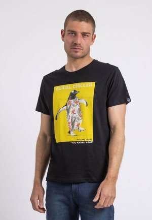 Ritchie Jeans T-shirt imprimé - noir