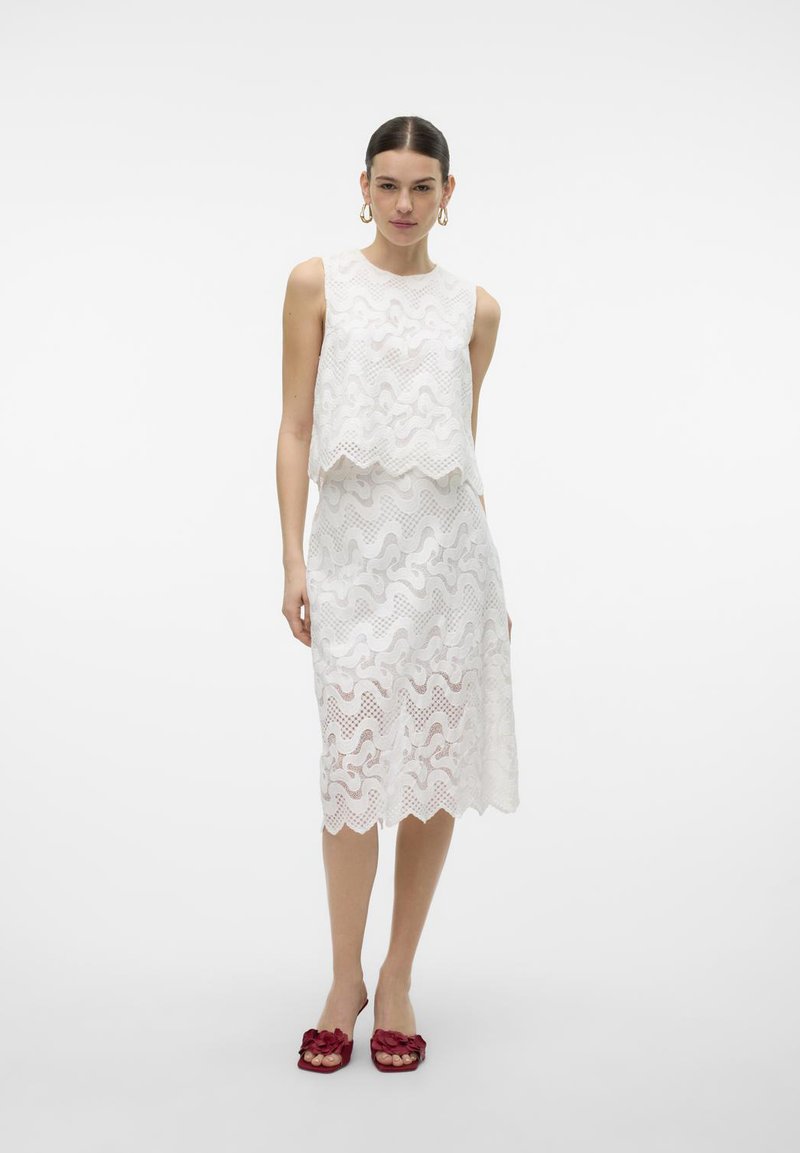 Vero Moda Kokerrok wit Vero Moda Kokerrok wit