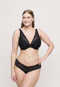 PrimaDonna TWIST RUPI HALF PADDED PLUNGE - Kaarituettomat rintaliivit - black