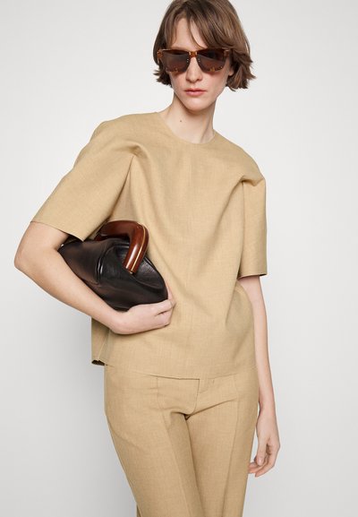 WOOD WOOD JAY HEAVY DRAPY TOP - Μπλούζα - camel