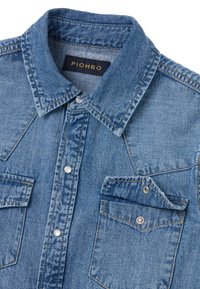 PIOMBO WESTERN - Camicia - light wash