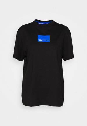 REGULAR LOGO TEE - Camiseta estampada - black