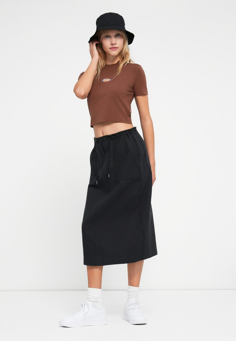yonha jupe tulipe sable taille haute - Pain de Sucre