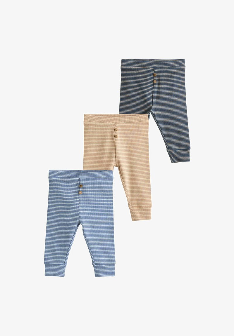 Next 3 PACK - Tajice-hlače - blue stripe