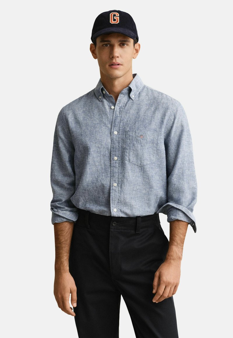 GANT REGULAR FIT - Košile - vintage blue