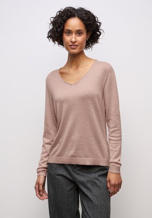 V-NECK - Pullover - rosa