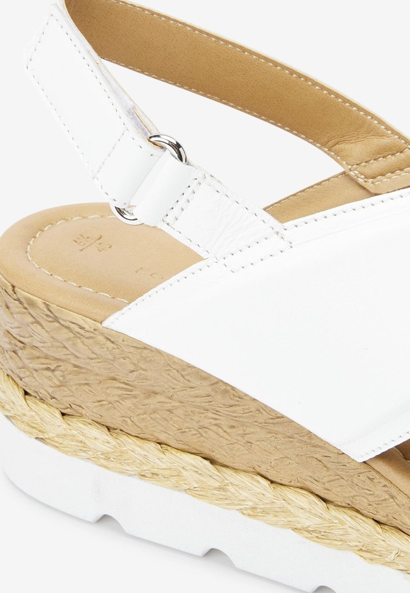 Damen Halbschuhe | Next Keilsandalette white/schwarz - YS15581 Damen Halbschuhe | Next Keilsandalette white/schwarz - YS15581