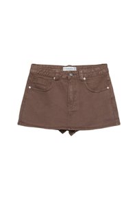 A-snit nederdel - dark brown