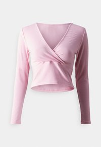 ONLFREYA WRAP - Långärmad tröja - bleached mauve