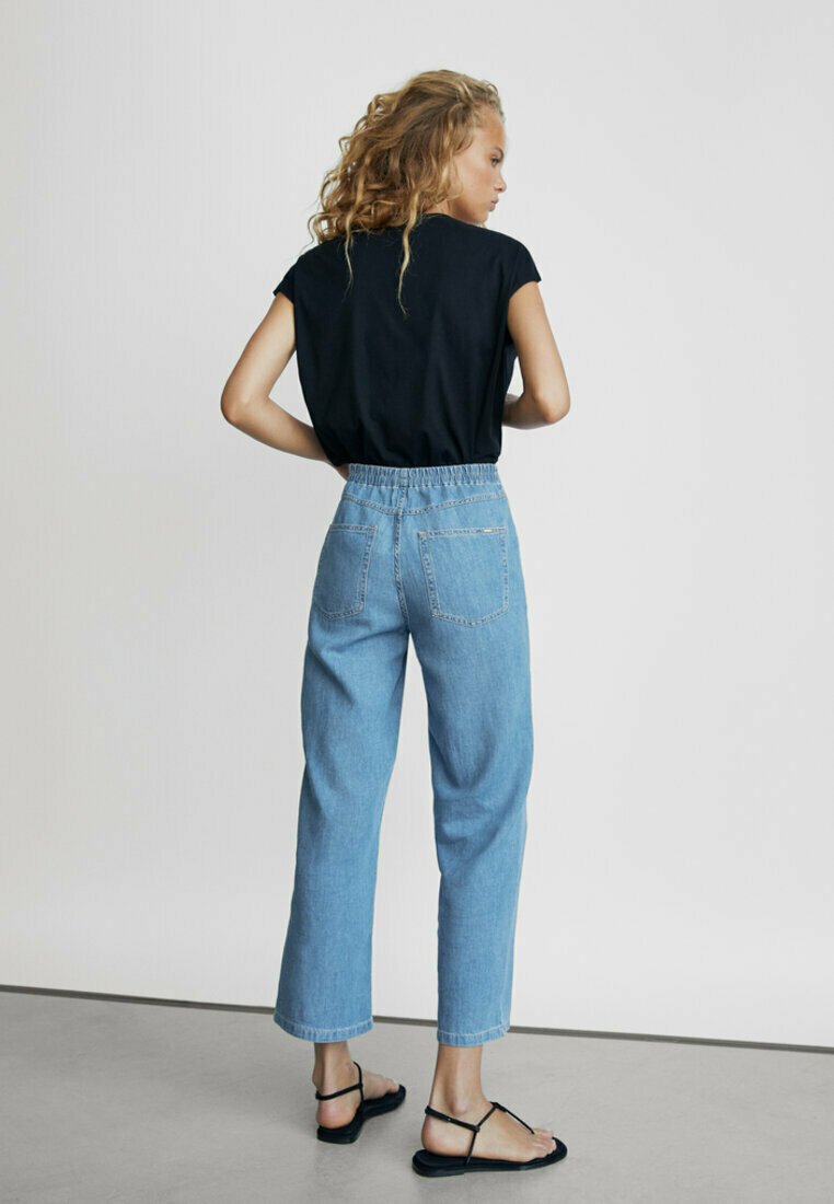 Massimo Dutti Straight leg jeans - blue - Zalando.co.uk