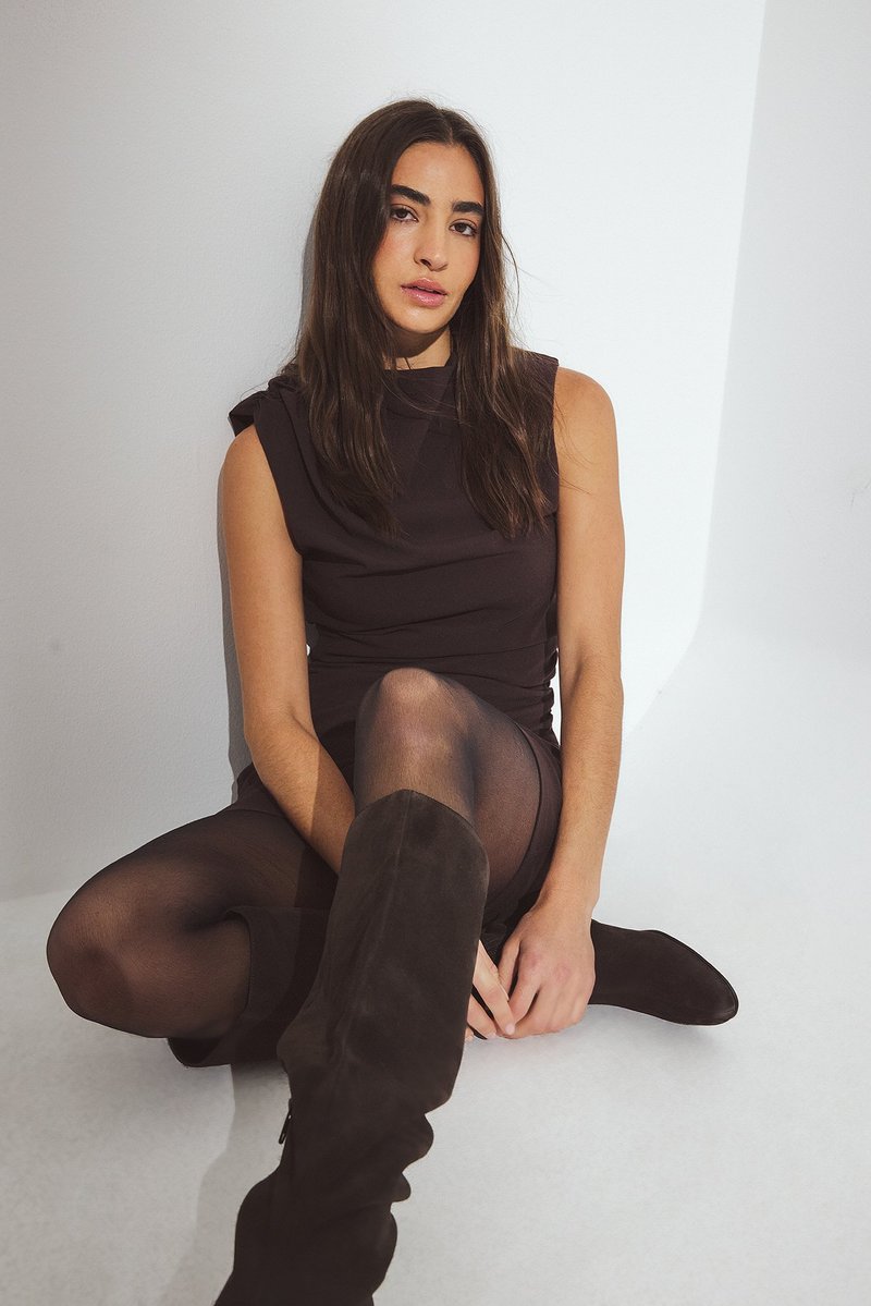 INSPIRE CHIC Vestido De Pana Para Mujer Tirantes Ajustables A-line