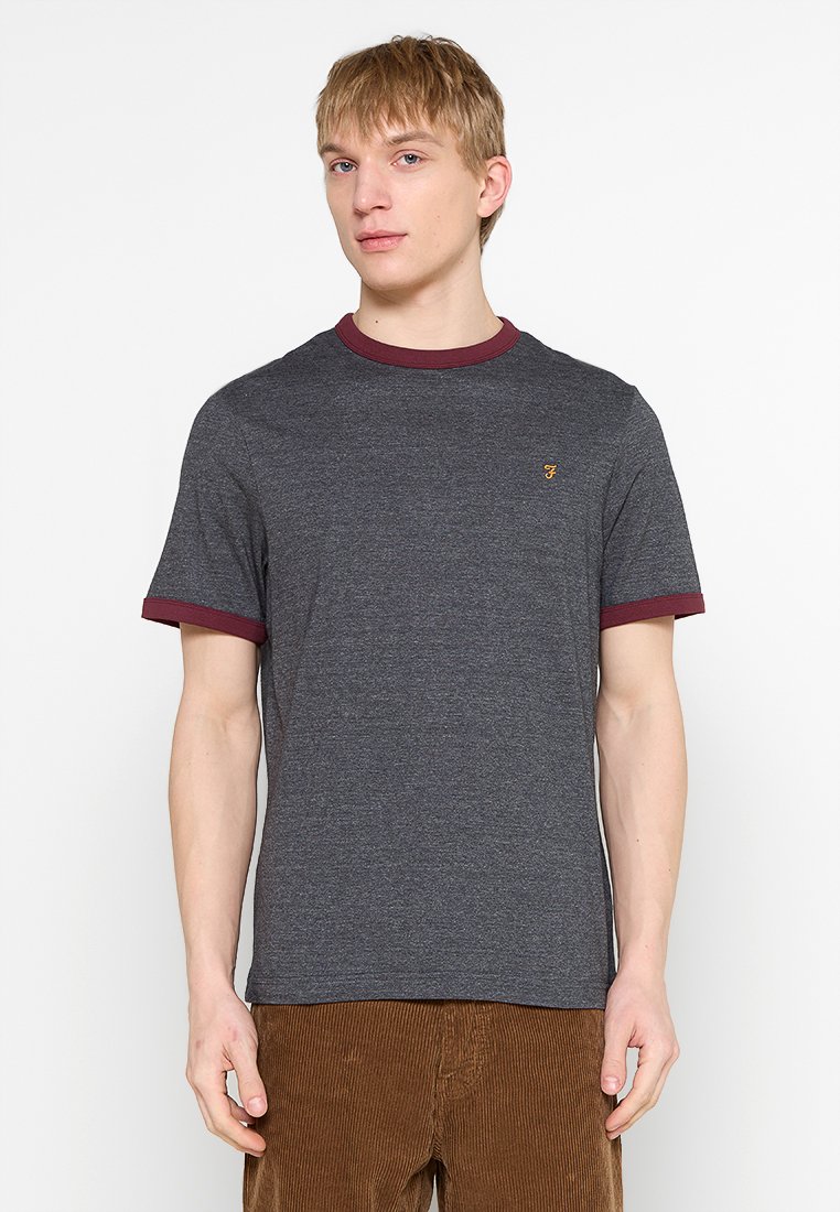 Farah T-shirt basic grijs Farah T-shirt basic grijs