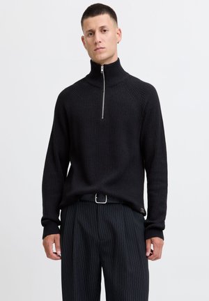 Jack & Jones, Half zip Plain Half zip - Svetrík - schwarz