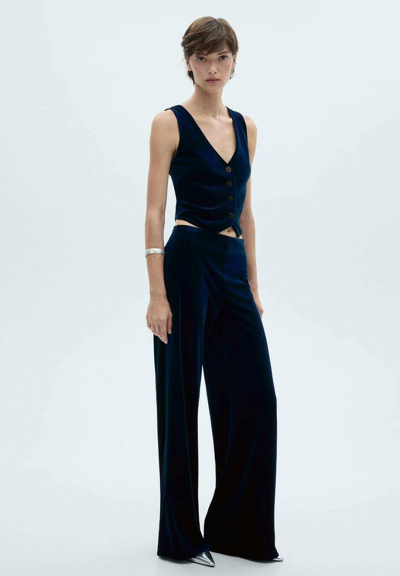 Mango Trousers - dark blue