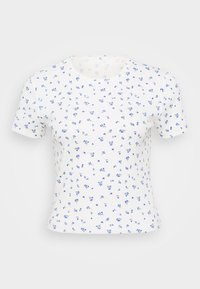 ONLFENJA LIFE  - T-shirt print - cloud dancer/blue