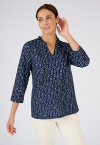 Damart RELIÉFÉE - Camiseta de manga larga - marine tachiste