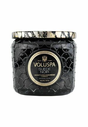 VOLUSPA PETITE JAR SUEDE NOIR 127G - Tuoksukynttilä - black