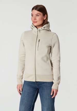ZIP W GALE - Tröja med dragkedja - sand