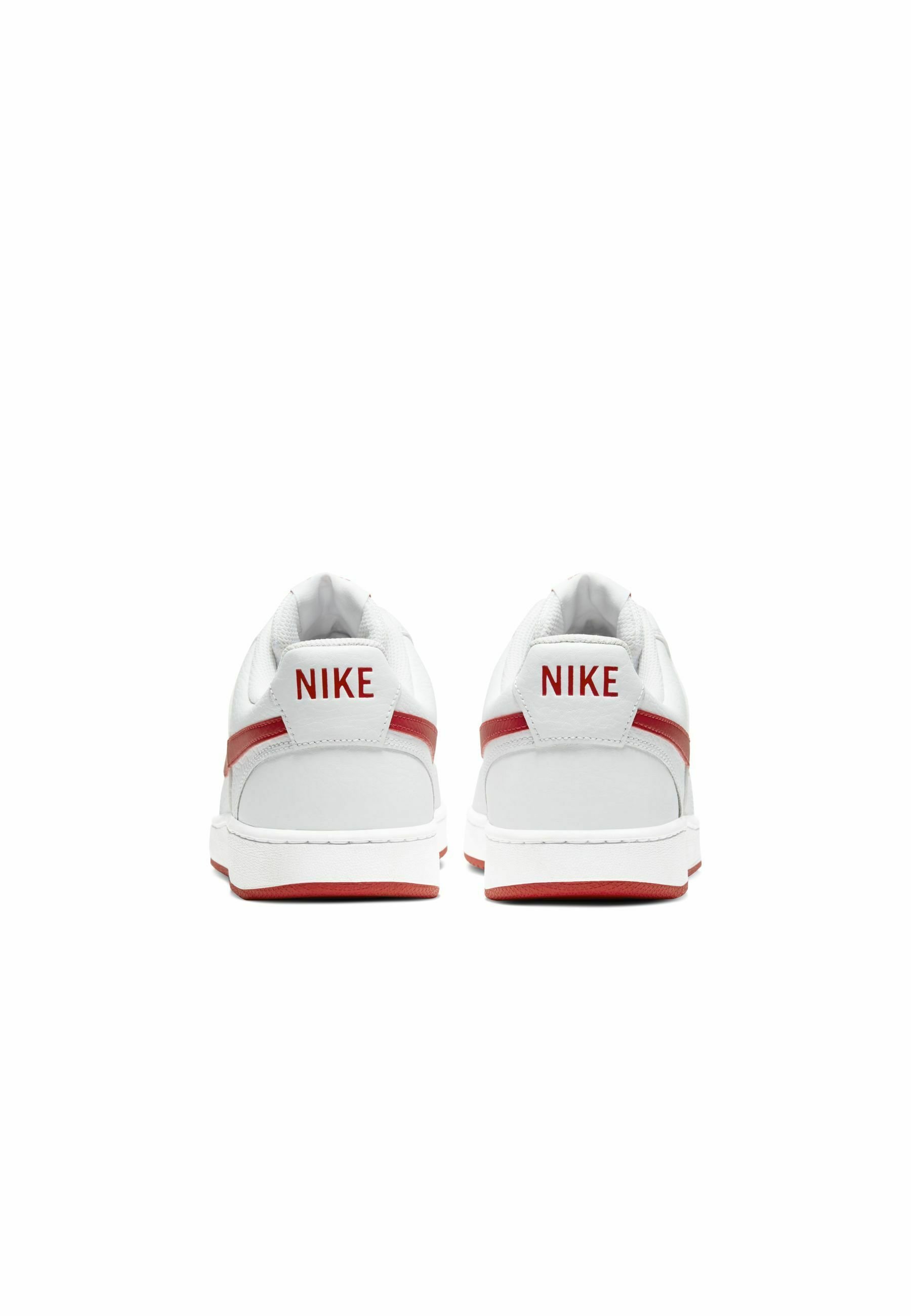 Nike Sportswear COURT VISION LOW - Sneakers laag - white/university red/wit  - Zalando.nl